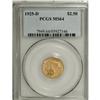 Image 1 : 1925-D $2 1/2 MS64 PCGS.