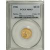 Image 1 : 1926 $2 1/2 MS63 PCGS.
