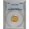 Image 1 : 1927 $2 1/2 MS64 PCGS.