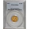 Image 1 : 1927 $2 1/2 MS64 PCGS.