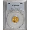 Image 1 : 1928 $2 1/2 MS64 PCGS.