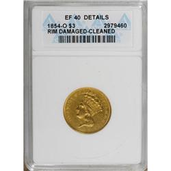 1854-O $3 ANACS XF40 Details