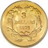 Image 2 : 1878 $3 MS64 PCGS.
