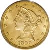 1892 $5 MS66 PCGS.