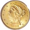 1905 $5 MS66 PCGS.