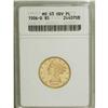 1906-D $5 MS63 Obverse Prooflike ANACS.
