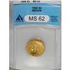 1908 $5 MS62 ANACS.
