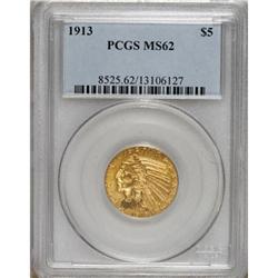1913 $5 MS62 PCGS.