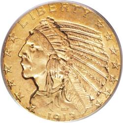 1913 $5 MS64 PCGS.