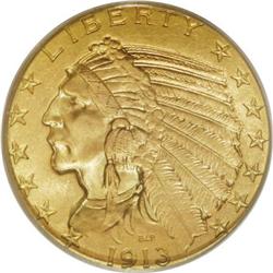 1913 $5 MS64 PCGS.