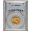 Image 3 : 1914 $5 MS64 PCGS.