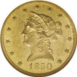 1850-O $10 MS60 NGC.