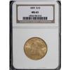 1899 $10 MS63 NGC.