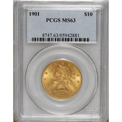 1901 $10 MS63 PCGS.