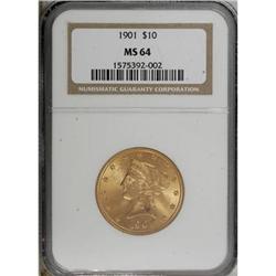 1901 $10 MS64 NGC.