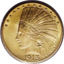 1913 $10 MS65 PCGS.