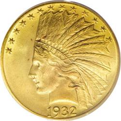 1932 $10 MS65 PCGS.