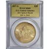 Image 1 : 1857-S $20 MS65 PCGS.