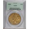 Image 1 : 1860 $20 AU50 PCGS.