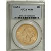 Image 3 : 1863-S $20 AU55 PCGS.