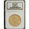 Image 1 : 1864-S $20 AU50 NGC.