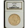 Image 1 : 1867-S $20 AU53 NGC.