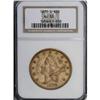 Image 1 : 1870-S $20 AU50 NGC.