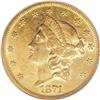 Image 1 : 1871 $20 AU55 PCGS.
