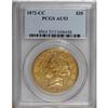 Image 3 : 1872-CC $20 AU53 PCGS.