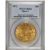 Image 1 : 1873 $20 Open 3 MS62 PCGS.
