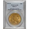 Image 3 : 1873-S $20 Open 3 AU58 PCGS.