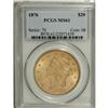 Image 1 : 1876 $20 MS61 PCGS.