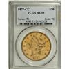 Image 3 : 1877-CC $20 AU53 PCGS.