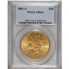 Image 3 : 1881-S $20 MS62 PCGS.
