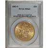 Image 1 : 1883-S $20 MS62 PCGS.