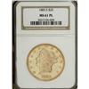 Image 1 : 1883-S $20 MS61 Prooflike NGC.