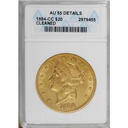 1884-CC $20 AU55 Details ANACS