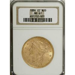 1884-CC $20 MS61 NGC.