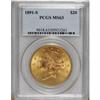 Image 1 : 1891-S $20 MS63 PCGS.