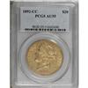 Image 1 : 1892-CC $20 AU55 PCGS.