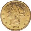 Image 1 : 1892-CC $20 MS61 PCGS.