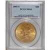 Image 1 : 1892-S $20 MS63 PCGS.