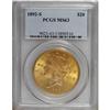 Image 1 : 1892-S $20 MS63 PCGS.