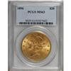 Image 1 : 1896 $20 MS63 PCGS.