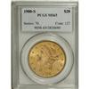 Image 1 : 1900-S $20 MS63 PCGS.