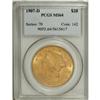 Image 3 : 1907-D $20 MS64 PCGS.