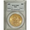 Image 3 : 1907 $20 Arabic Numerals MS65 PCGS.