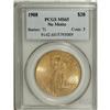 Image 1 : 1908 $20 No Motto MS65 PCGS.
