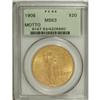 Image 1 : 1908 $20 Motto MS63 PCGS.