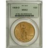 Image 3 : 1909-D $20 MS62 PCGS.
